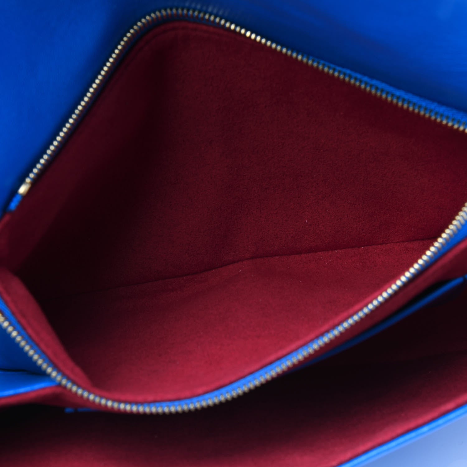 Louis Vuitton Lambskin Embossed Monogram Vuittamins Pochette Coussin Blue Red 5 of 10