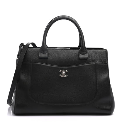 Chanel Grained Calfskin Small Neo Executive Shopper Tote Black 1 of 9