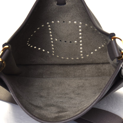 Hermes Taurillon Clemence Evelyne III PM Etain 4 of 5