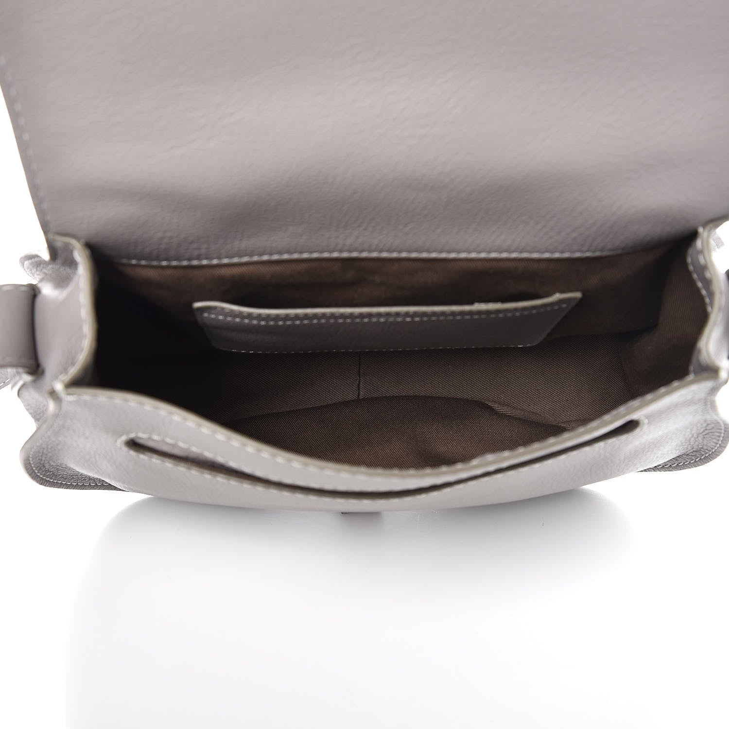 Chloe Calfskin Medium Marcie Round Crossbody Bag Cashmere Grey 5 of 7