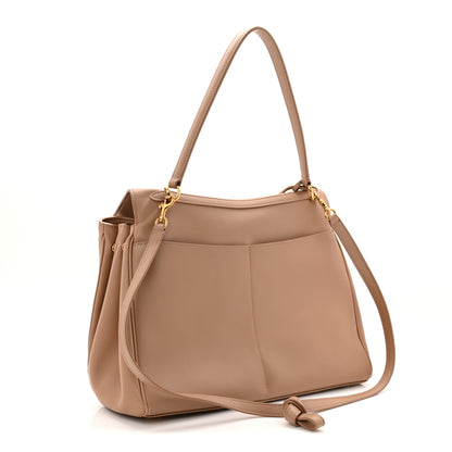 Balenciaga Smooth Calfskin Medium Rodeo Top Handle Handbag Latte 3 of 12