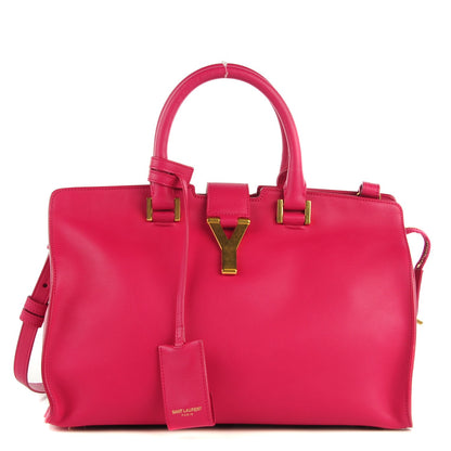Saint Laurent Calfskin Small Classic Y Cabas Fuchsia 1 of 8
