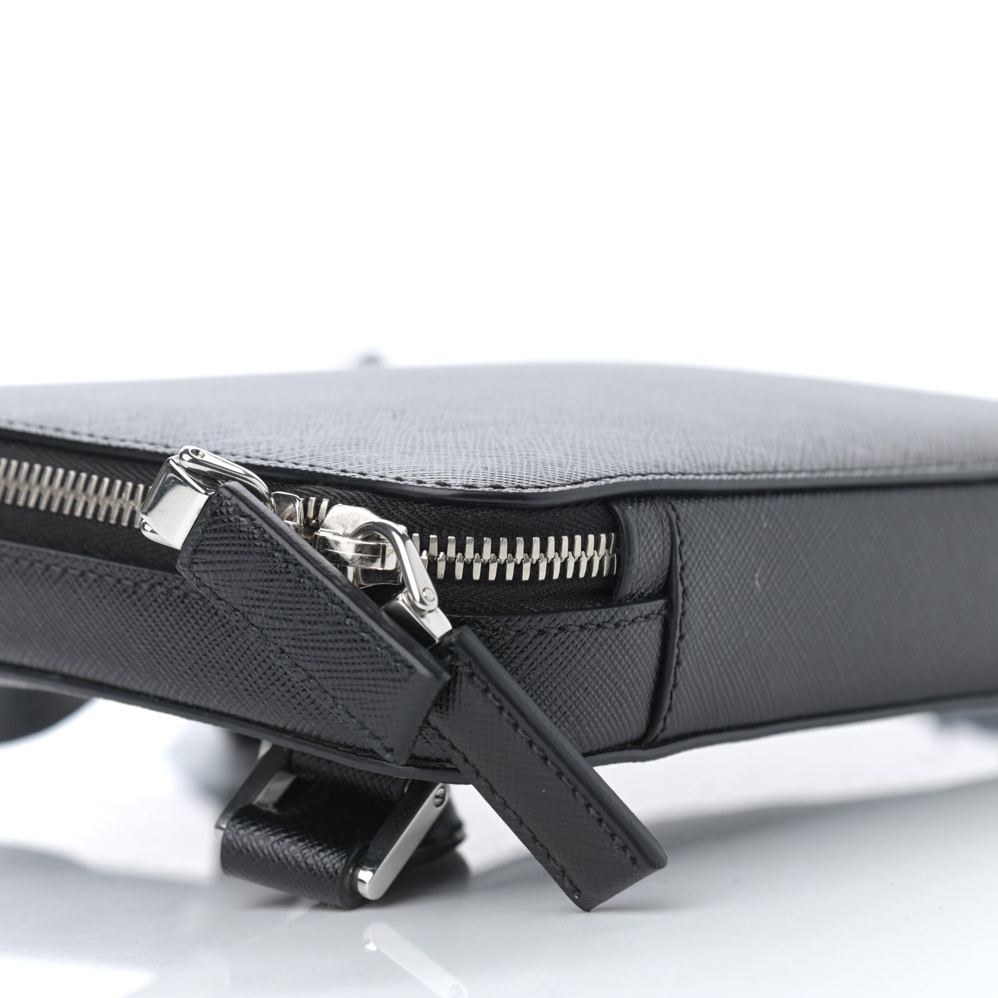 Saffiano Travel Backpack Black