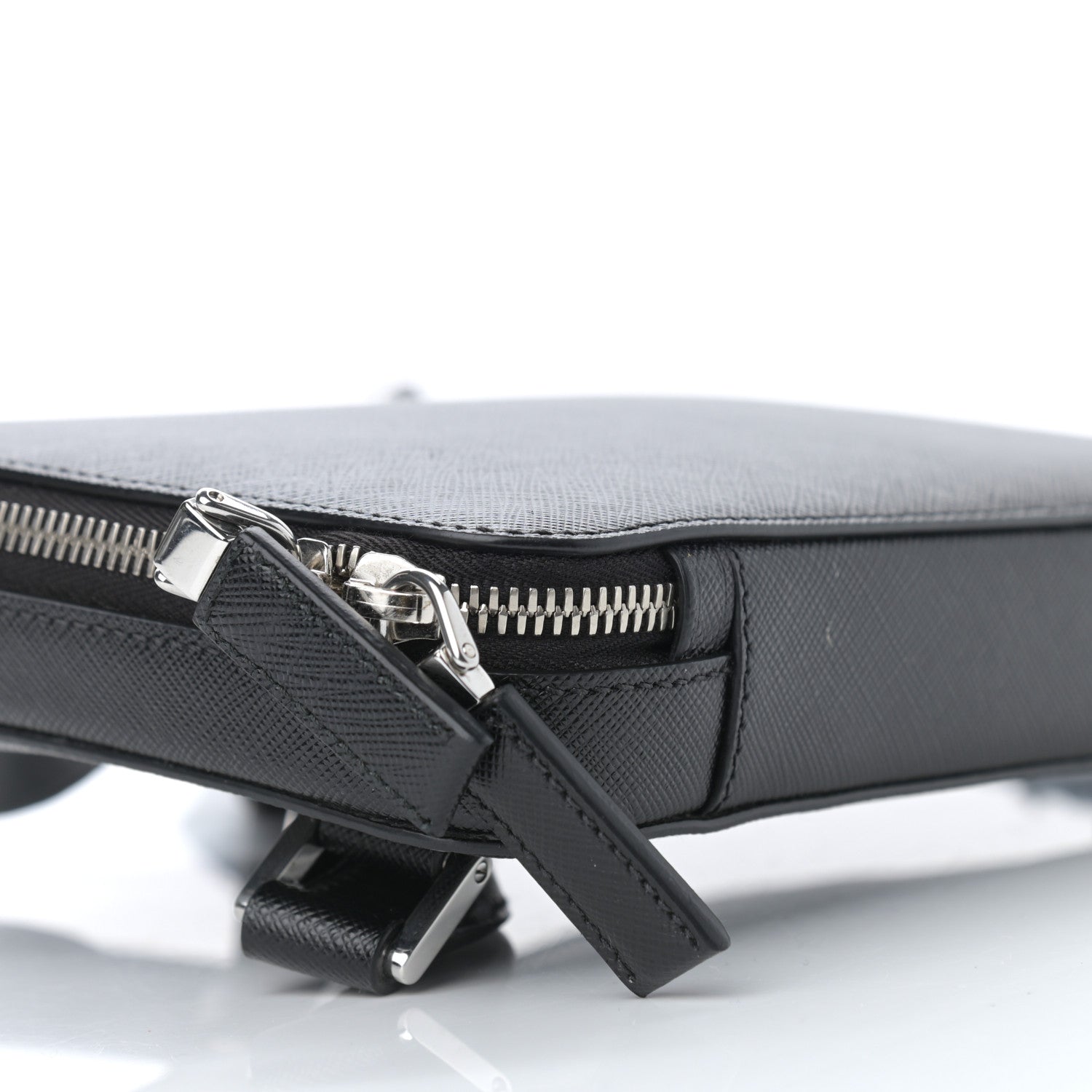 Prada Saffiano Travel Backpack Black 9 of 11