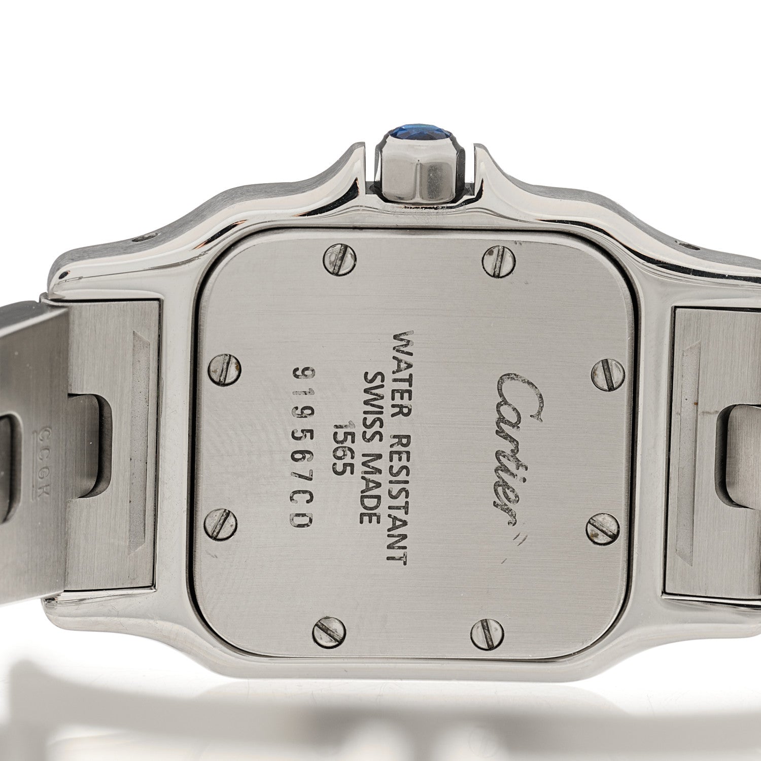 Cartier Stainless Steel 24mm Santos de Cartier Galbee Quartz Watch 4 of 4