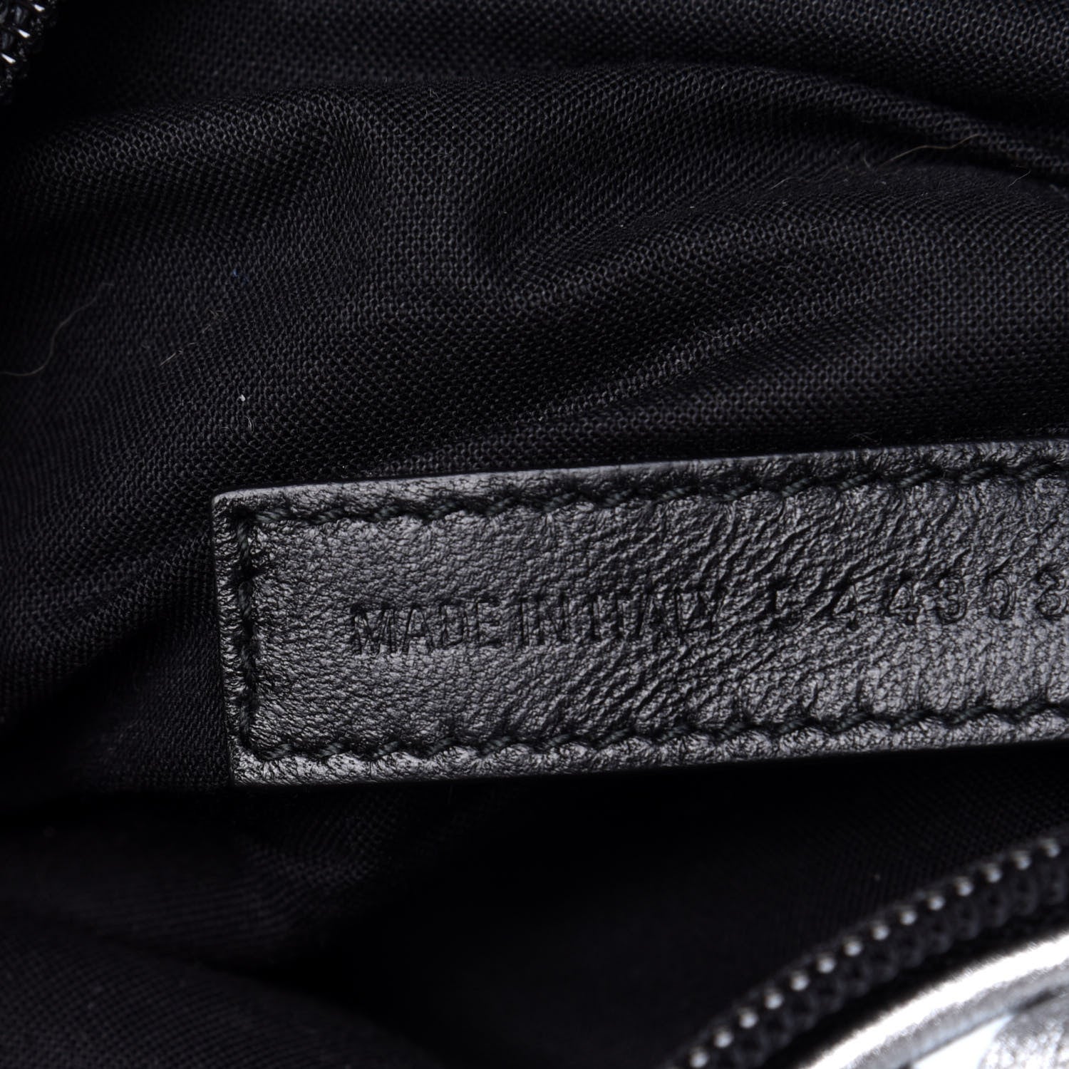 Balenciaga Metallic Calfskin Losange Monogram Explorer Belt Bag Silver Black White 6 of 9