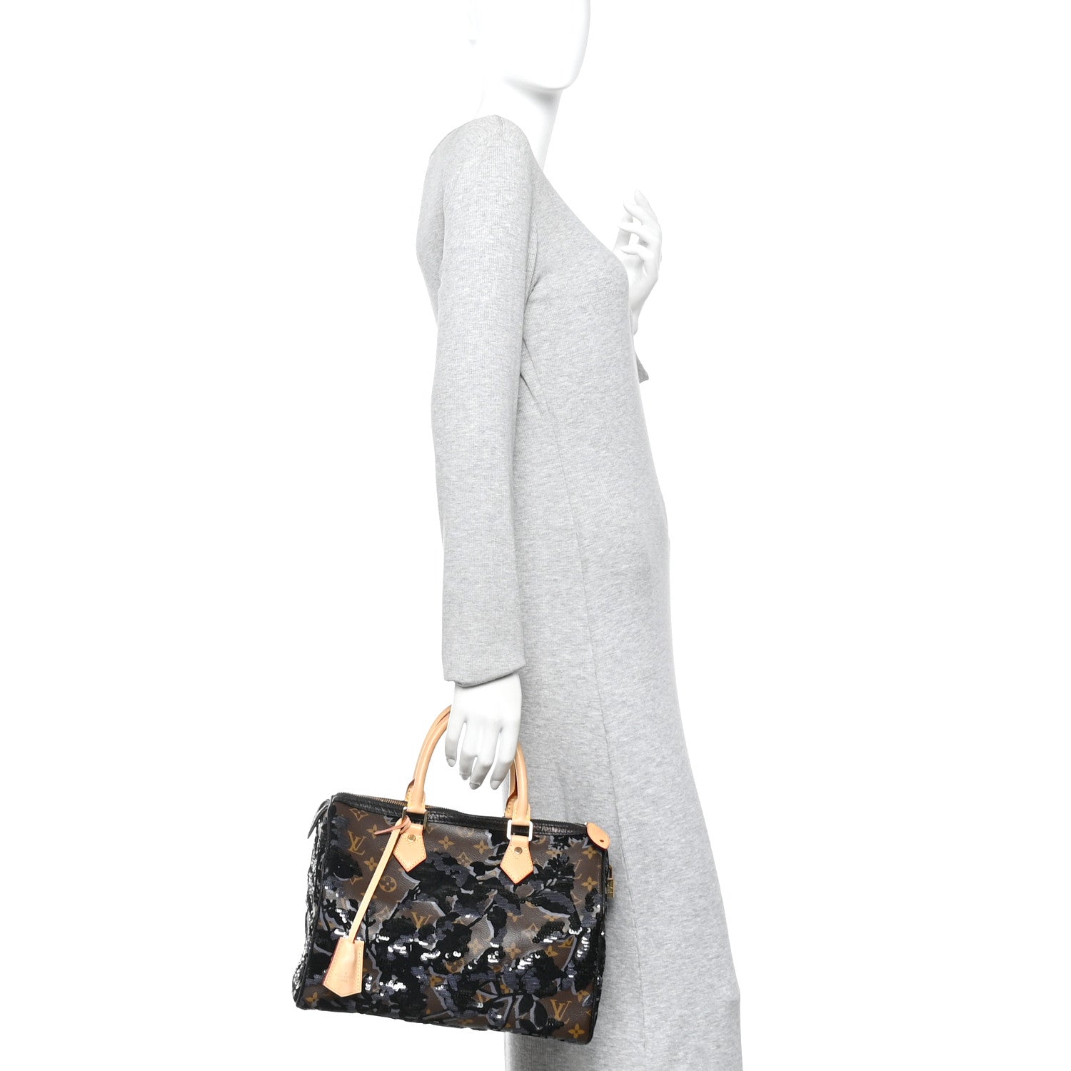 Louis Vuitton Monogram Fleur De Jais Sequins Speedy 30 2 of 17