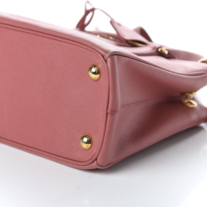 Prada Saffiano Mini Galleria Double Zip Tote Tamaris 7 of 11