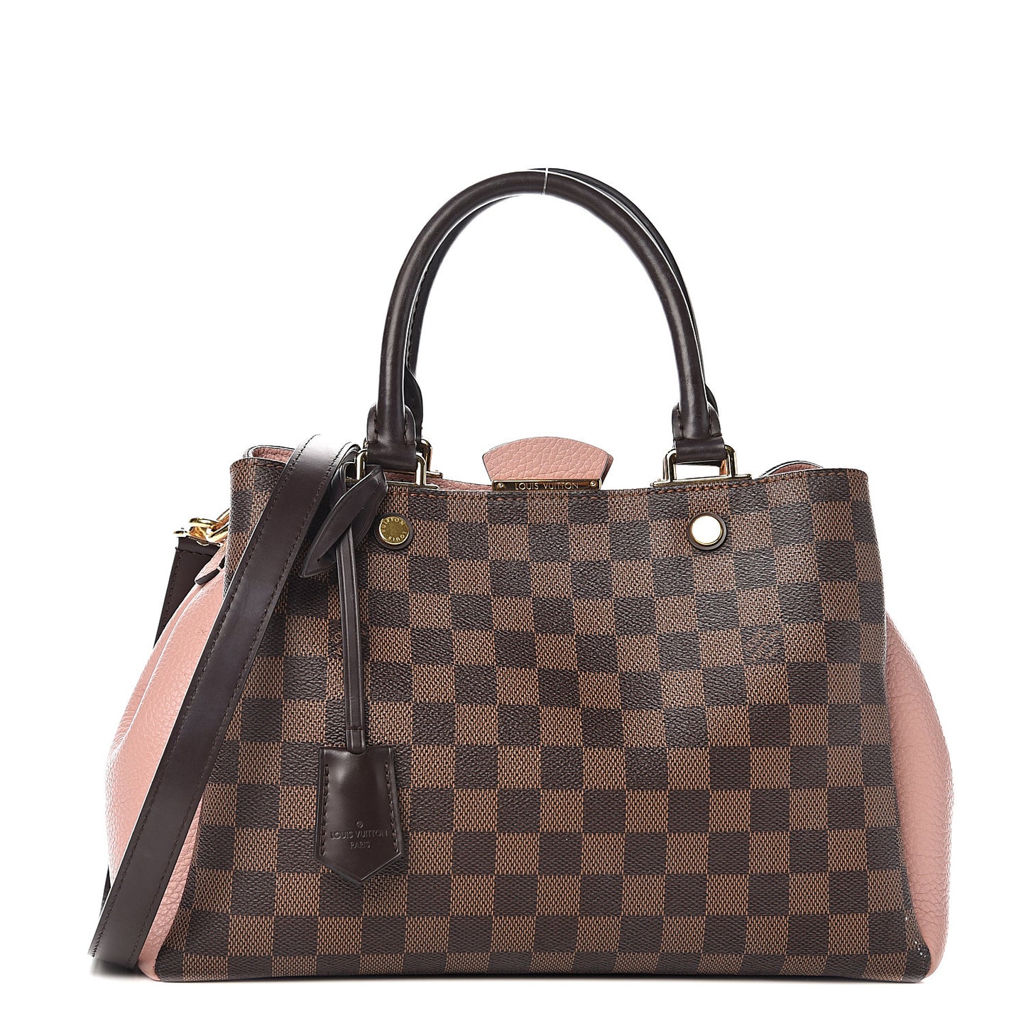 Damier Ebene Cuir Taurillon Brittany Magnolia