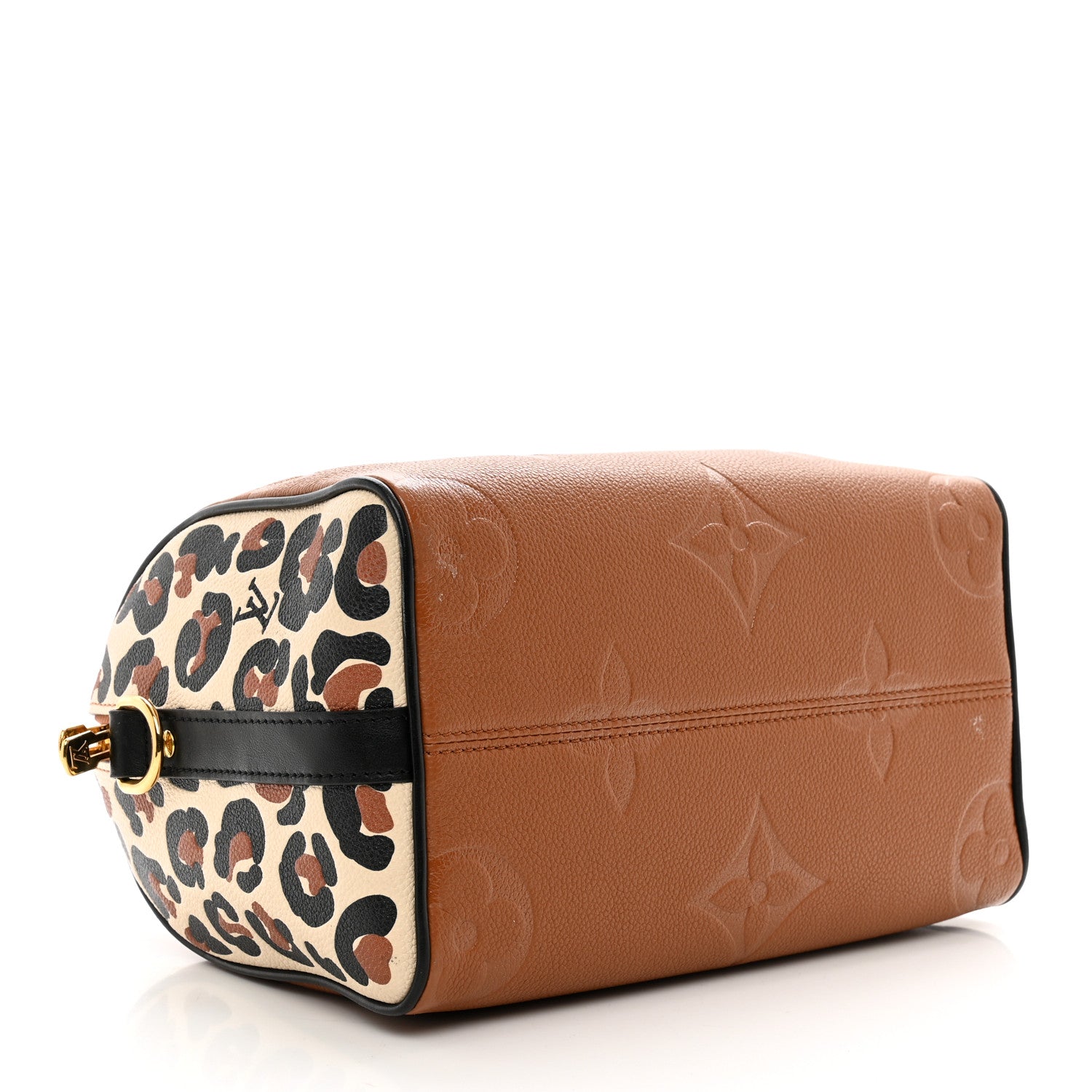Louis Vuitton Empreinte Monogram Giant Wild At Heart Speedy Bandouliere 25 Caramel 4 of 10