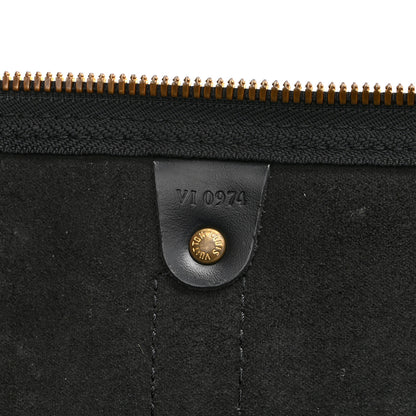 Louis Vuitton Epi Keepall 55 Black 6 of 9