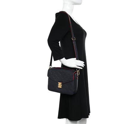 Louis Vuitton LOUIS VUITTON Empreinte Pochette Metis Marine Rouge 2 of 14