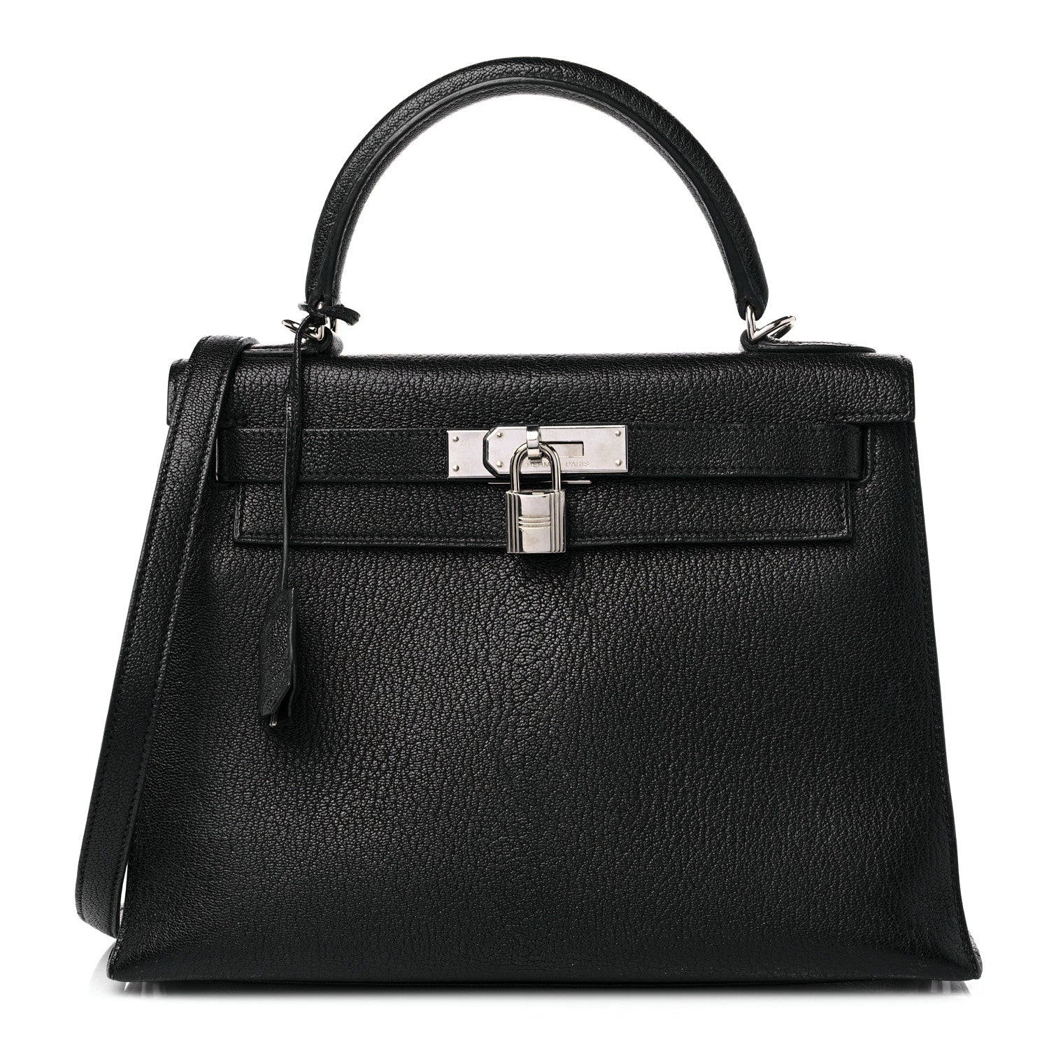 Hermes Chevre Mysore Kelly Sellier 28 Black 1 of 21