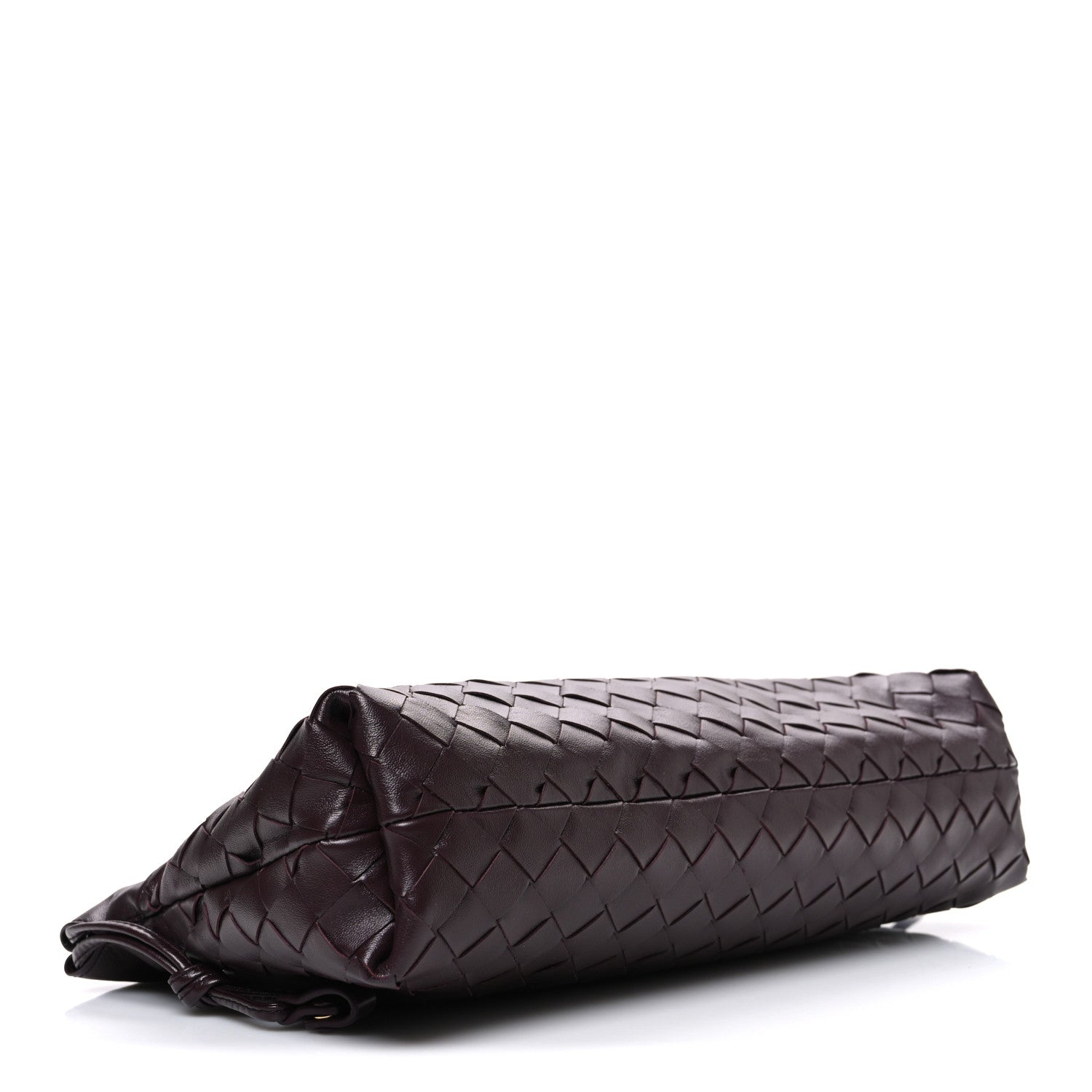 Bottega Veneta Nappa Intrecciato Dustbag Notte Shoulder Bag Dark Barolo Brass 4 of 11