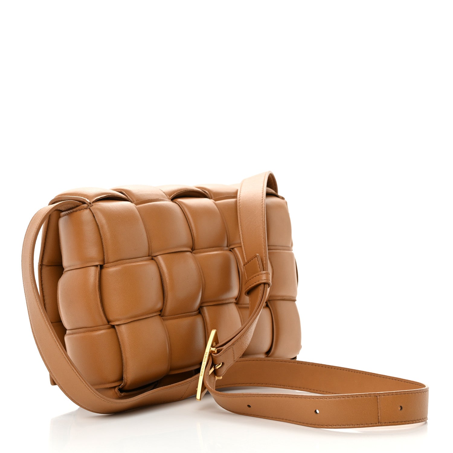 Bottega Veneta Nappa Maxi Intreccio Padded Cassette Crossbody Bag Caramel 3 of 18