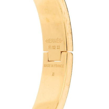 Hermes Enamel Narrow Clic Clac H Bracelet PM White 4 of 4