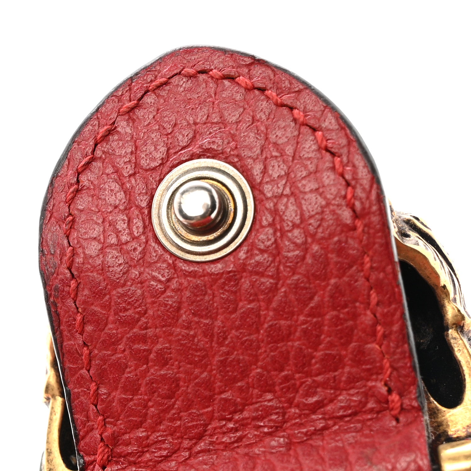 Gucci Calfskin Super Mini Dionysus Shoulder Bag Hibiscus Red 11 of 12
