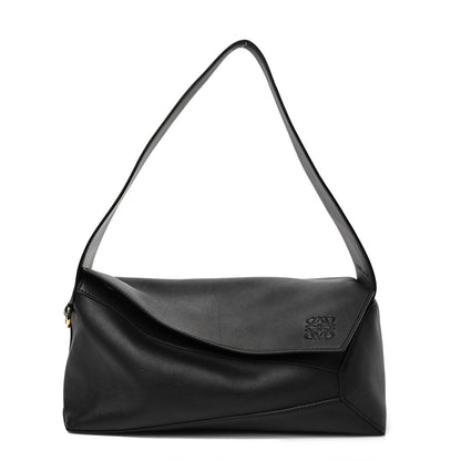 Loewe Calfskin Puzzle Hobo Black 1 of 8