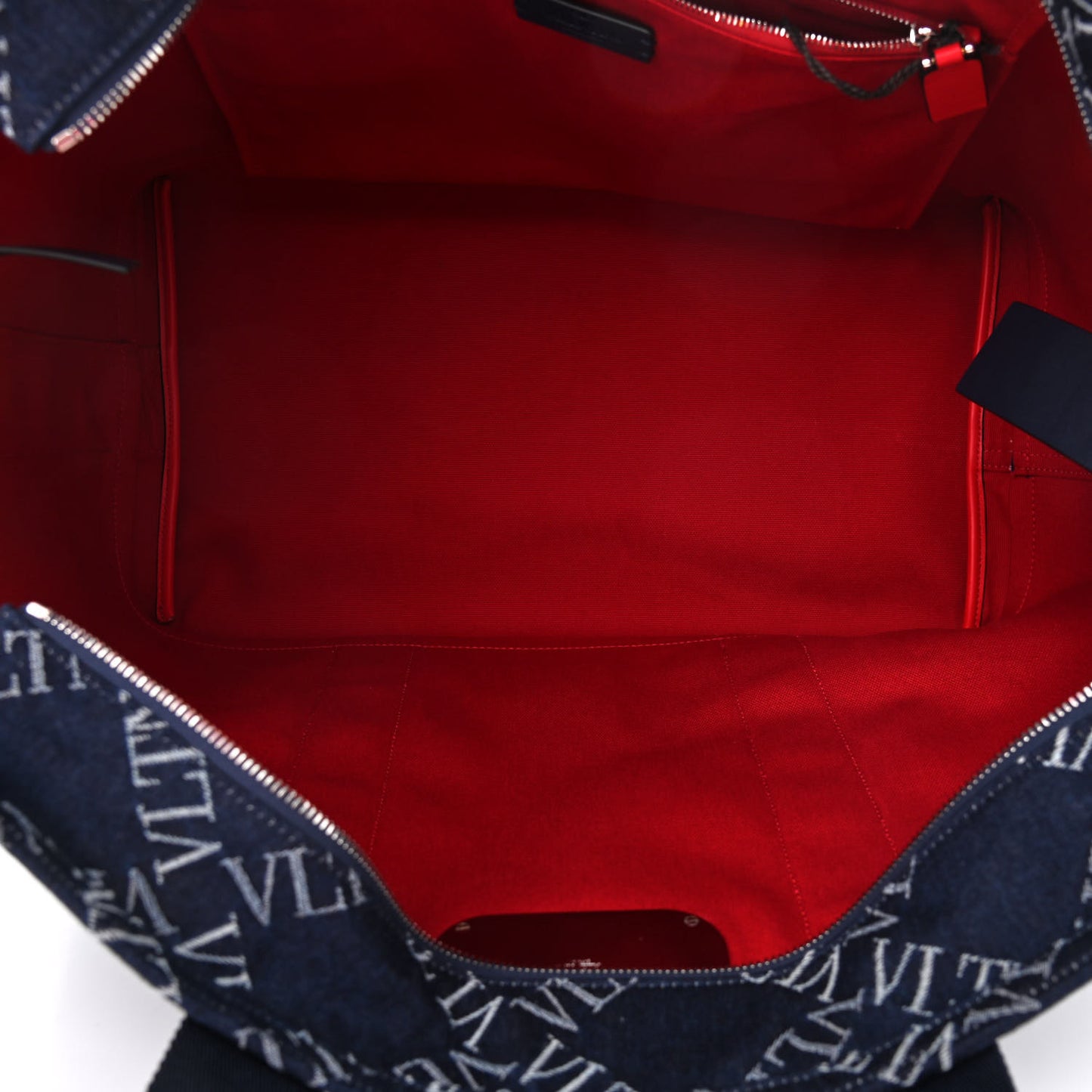 Denim Vring Logo Tote Blue