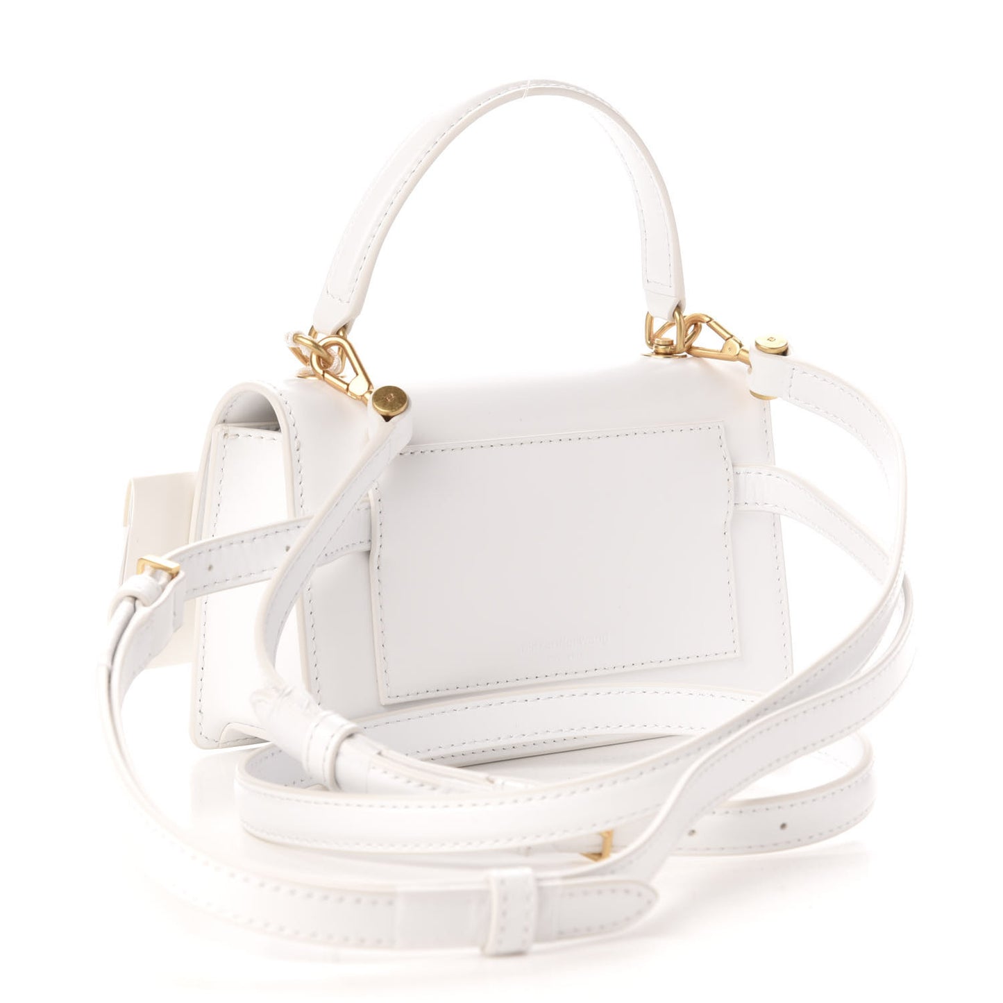 Calfskin Mini Legacy Satchel White