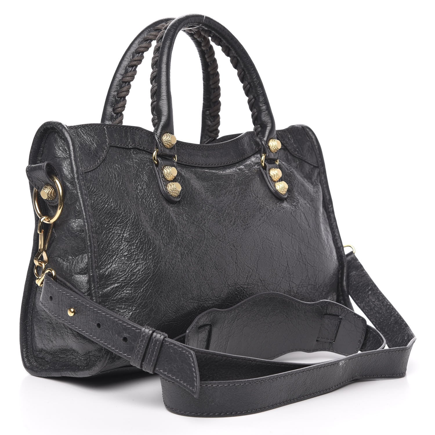 Balenciaga Agneau Giant 12 Gold Hardware S City Gris Fossile 3 of 9