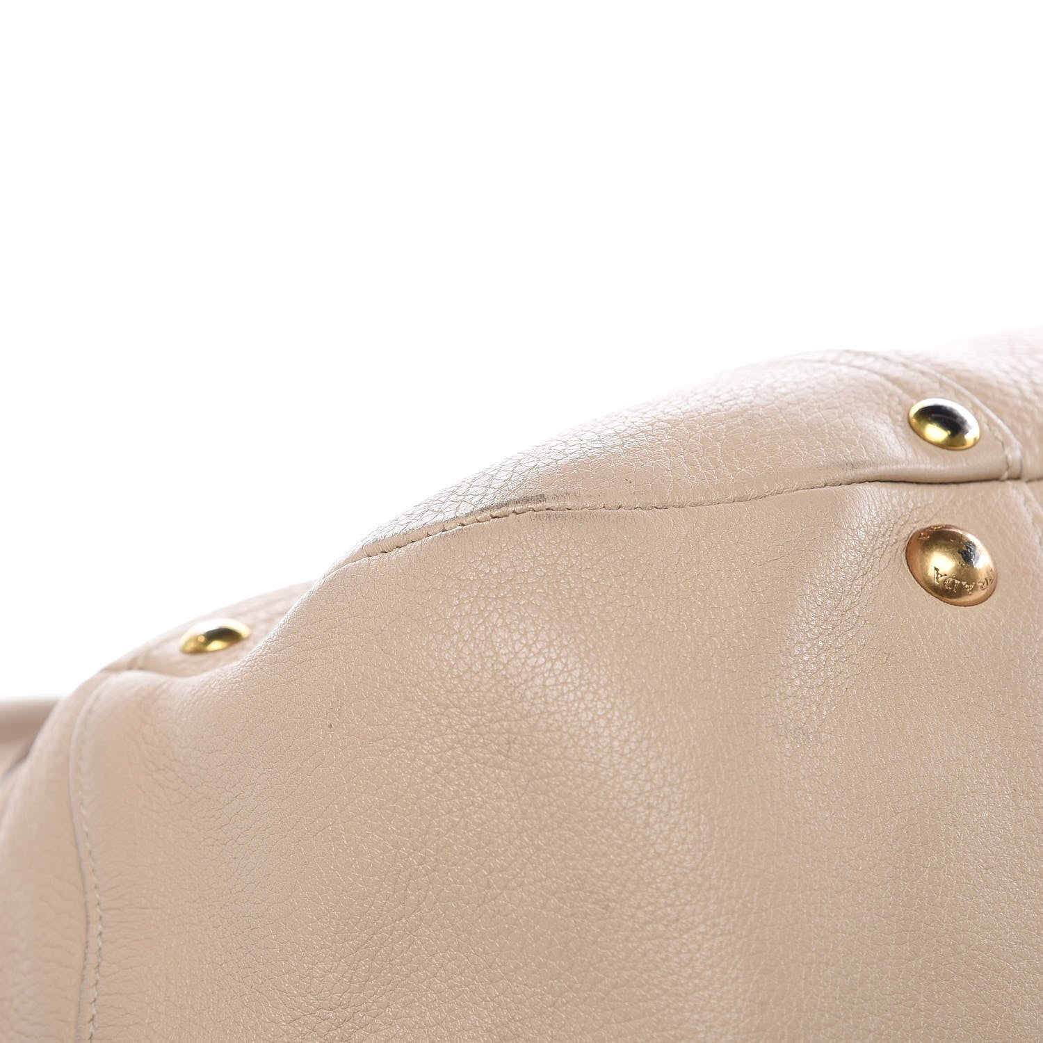Prada Vitello Daino Pushlock Tote Sughero 8 of 24