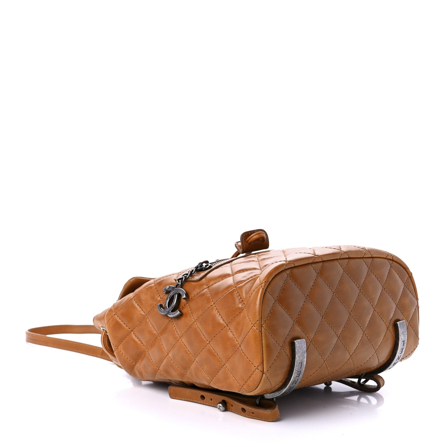 Chanel Glazed Calfskin Quilted Small Salzburg Backpack Brown 3 of 9