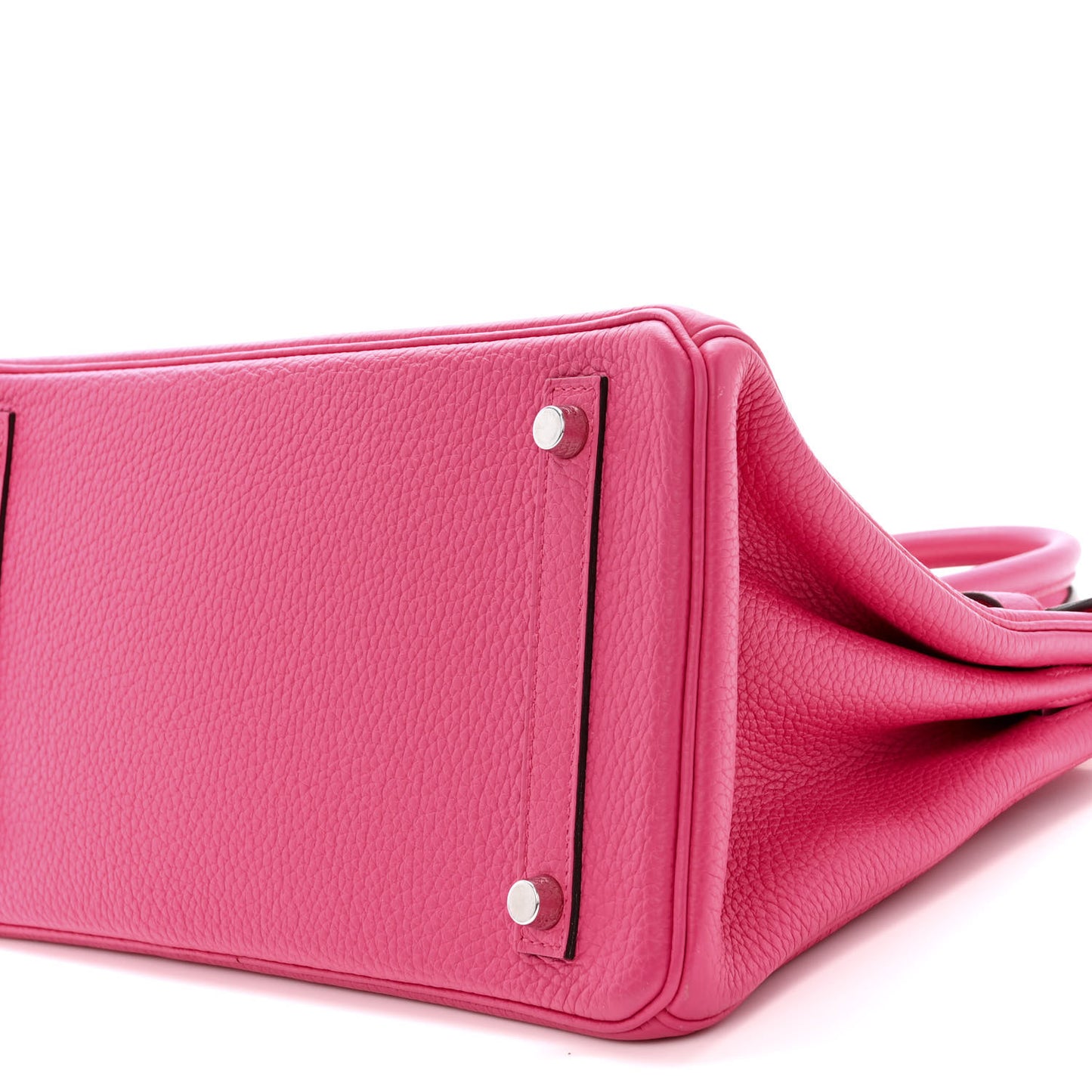 Taurillon Clemence Birkin 30 Rose Shocking