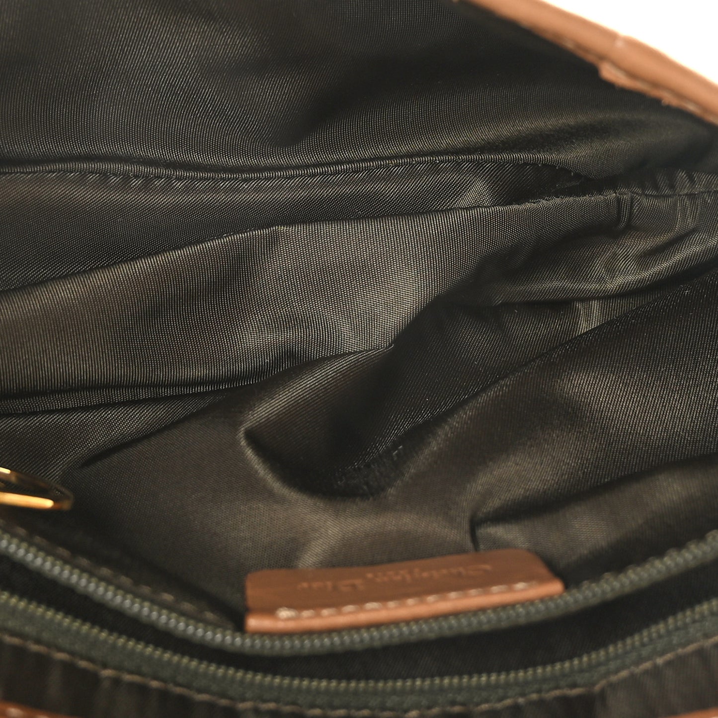 Monogram Saddle Bag Green