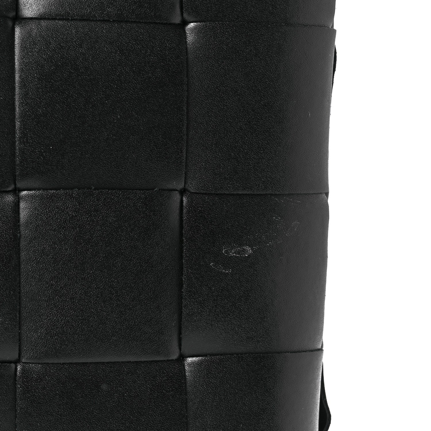 Bottega Veneta Nappa Maxi Intrecciato Medium Cassette Flat Zip Pouch Black 13 of 13