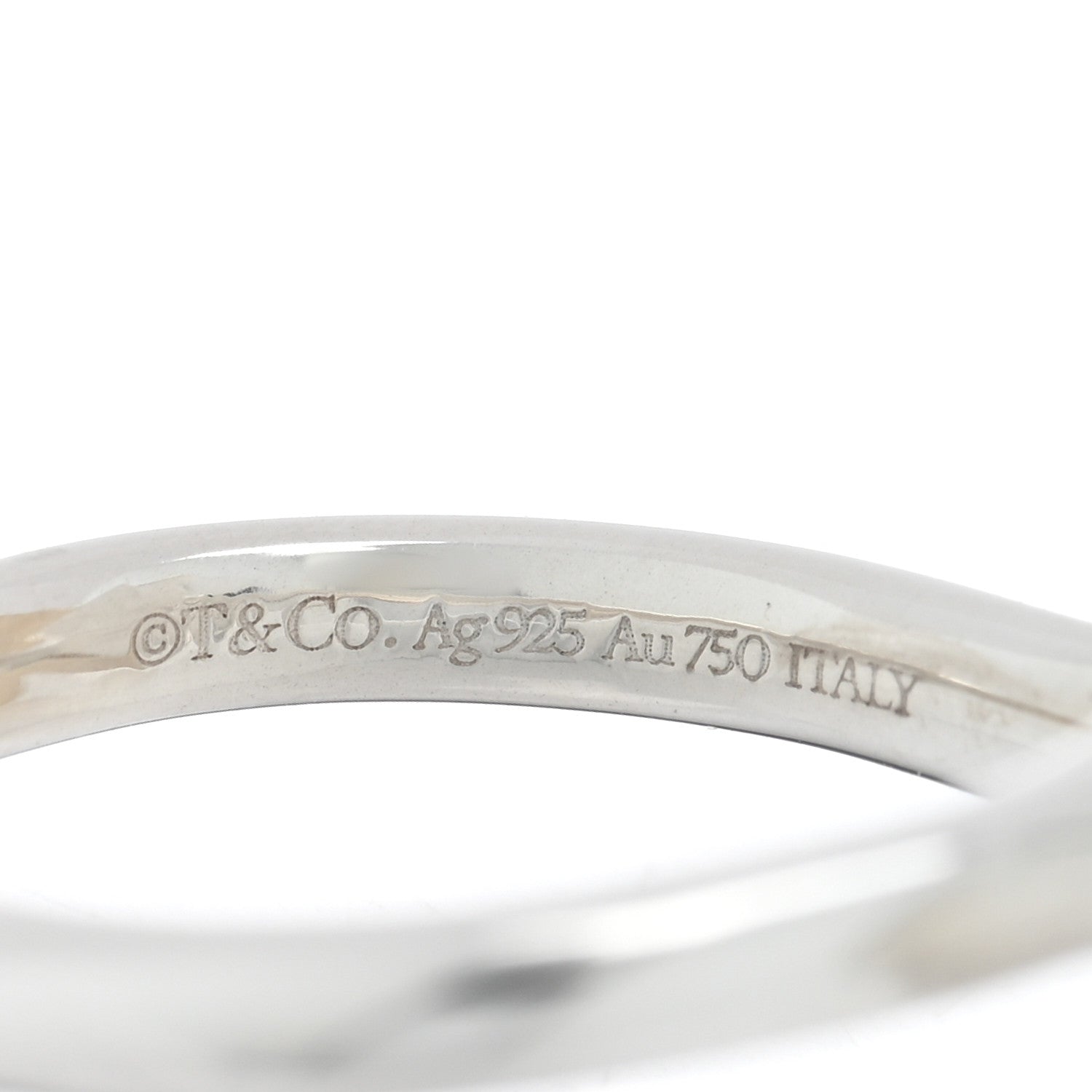 Tiffany 18K Yellow Gold Sterling Silver Return to Tiffany Love Bugs Butterfly Flower Ring 47 4 4 of 5