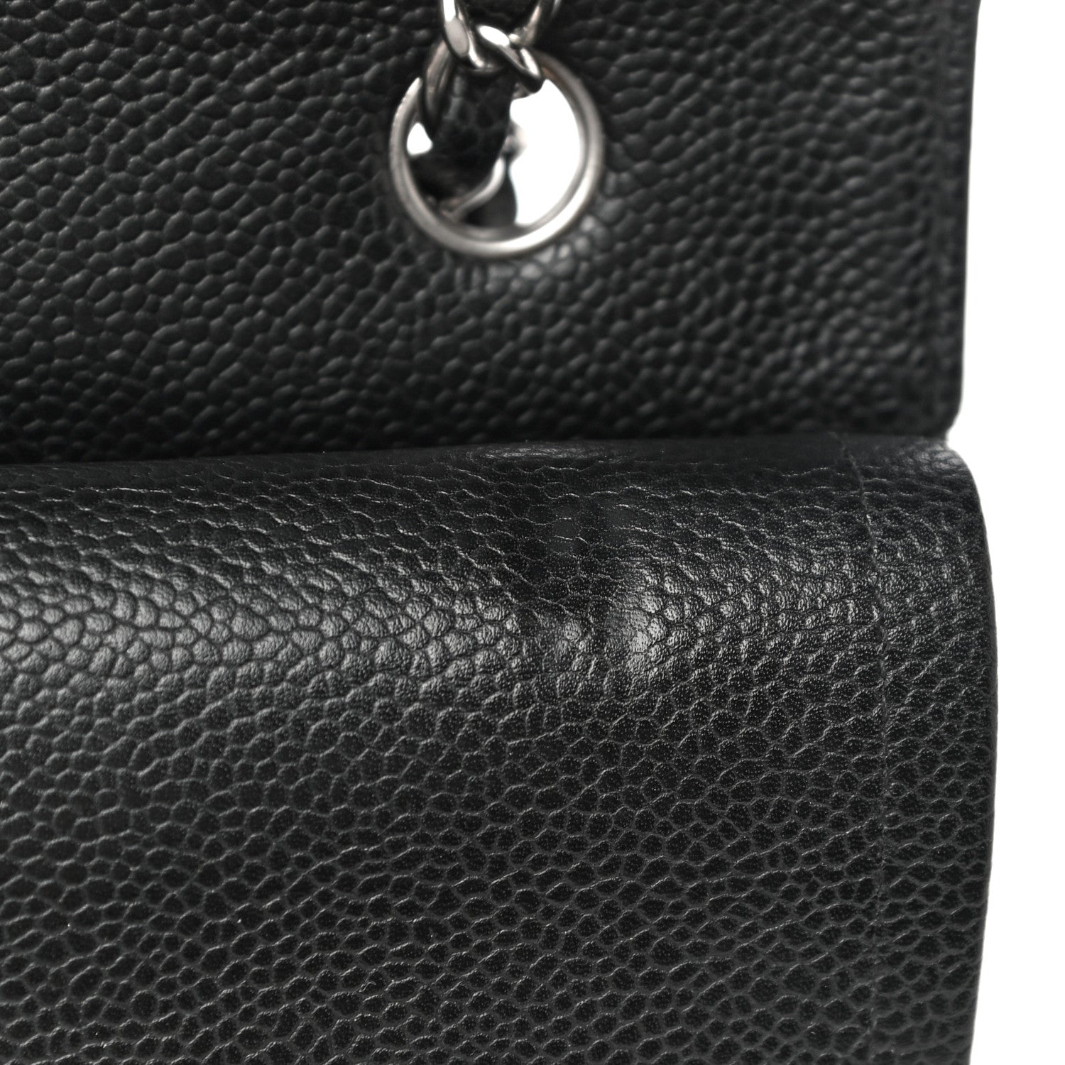 Chanel Caviar Quilted Medium Double Flap Black 15 of 21
