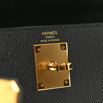 Hermes Epsom Kelly Sellier 28 Black 6 of 11