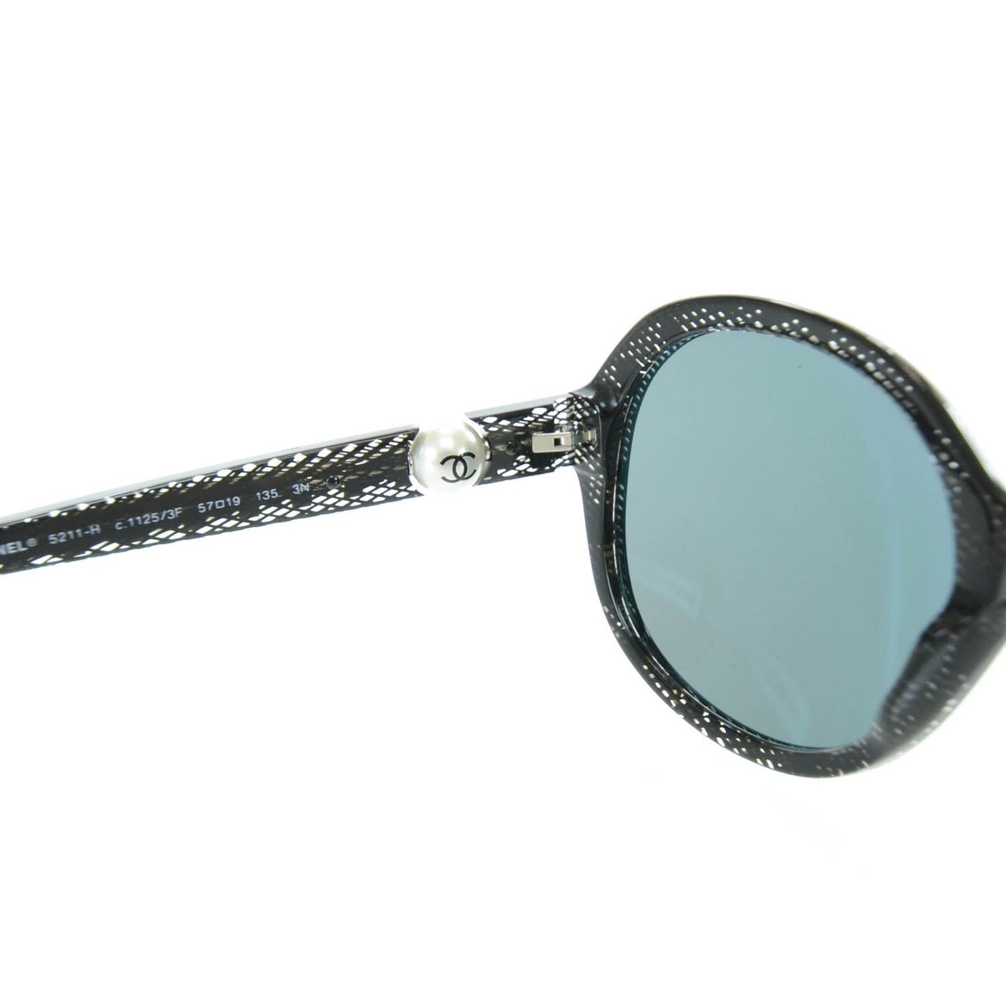 Lace CC Pearl Sunglasses Black 5221H