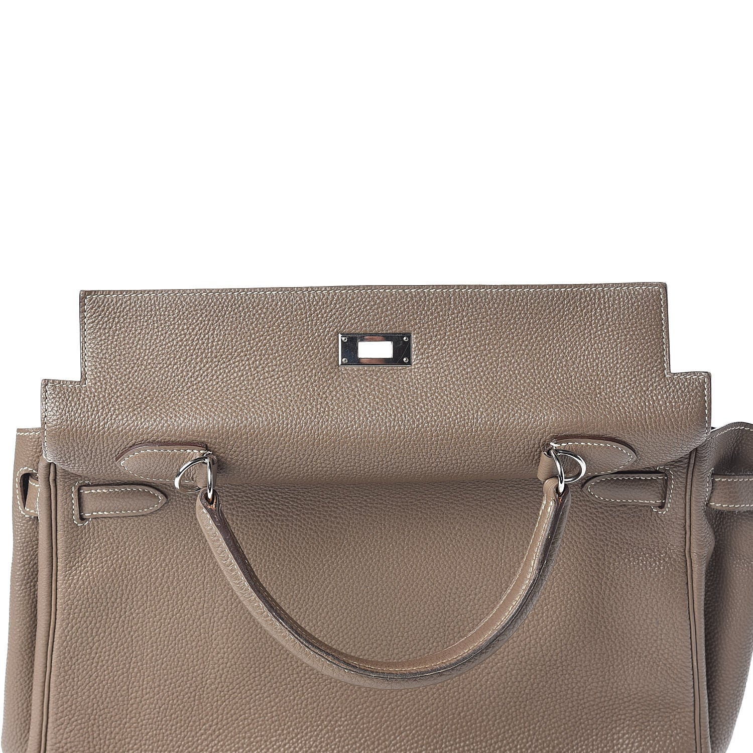 Hermes Togo Kelly Retourne 35 Etoupe 21 of 36