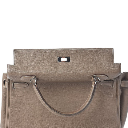 Hermes Togo Kelly Retourne 35 Etoupe 21 of 36