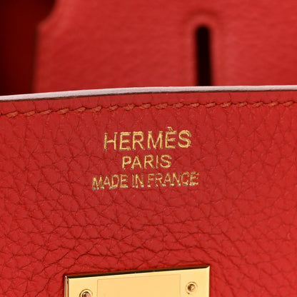 Hermes Togo BIRKIN 35 Vermillion 6 of 11