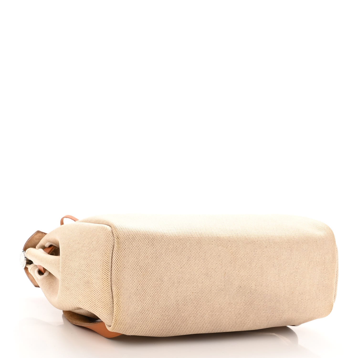 Hermes Toile Vache Calfskin Herbag 30 PM Backpack Natural 5 of 13