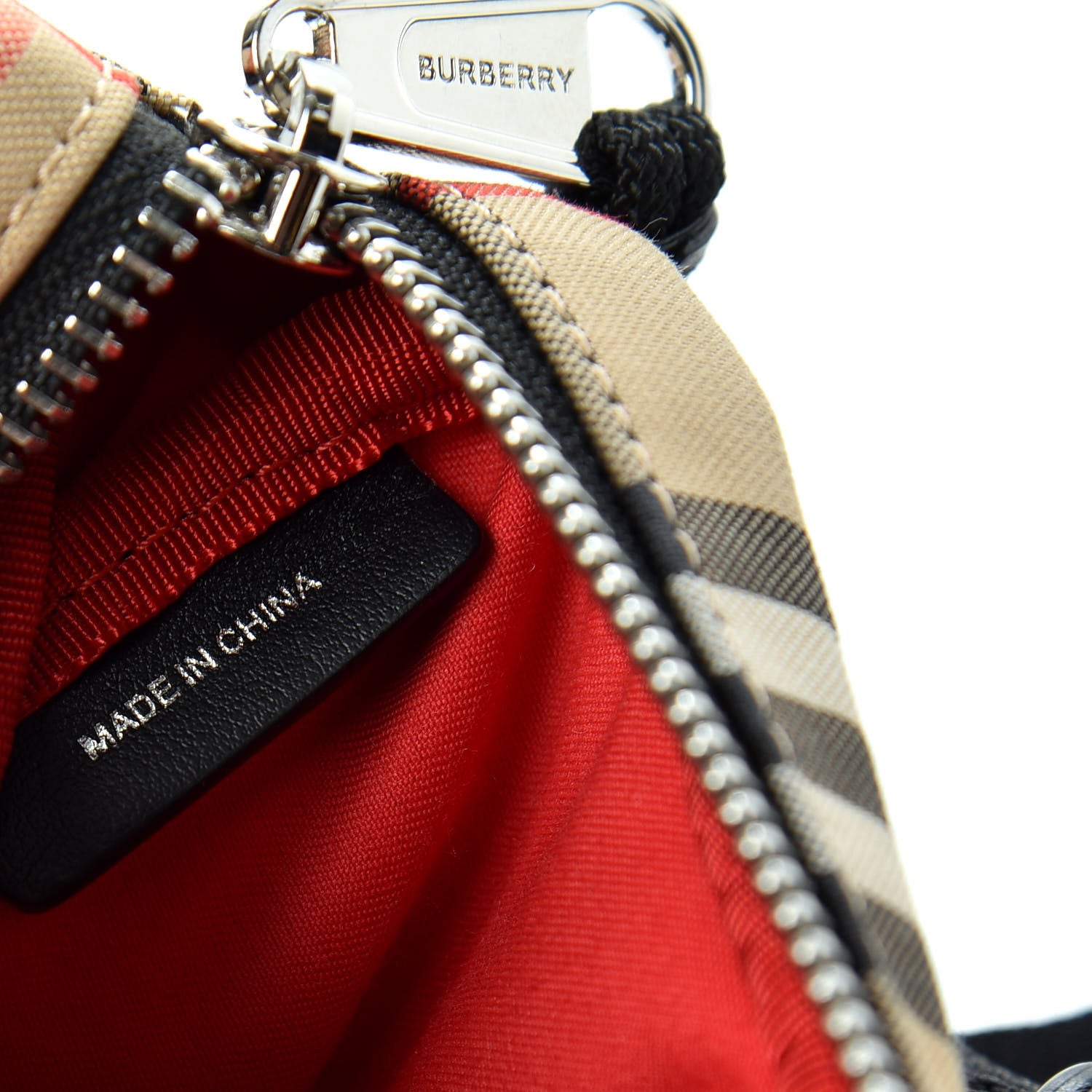 Burberry Nylon Vintage Check Small Cannon Bum Bag Archive Beige 9 of 10