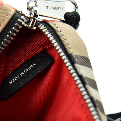Burberry Nylon Vintage Check Small Cannon Bum Bag Archive Beige 9 of 10