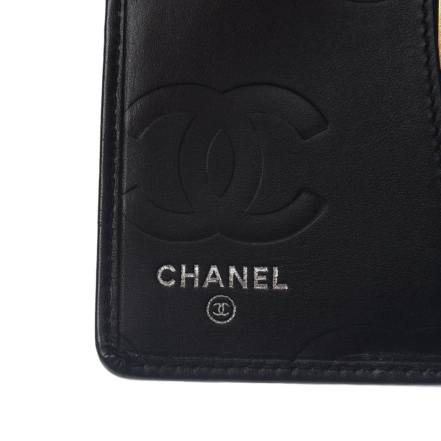 Chanel Calfskin Quilted Small Cambon Agenda Planner Black 5 of 7