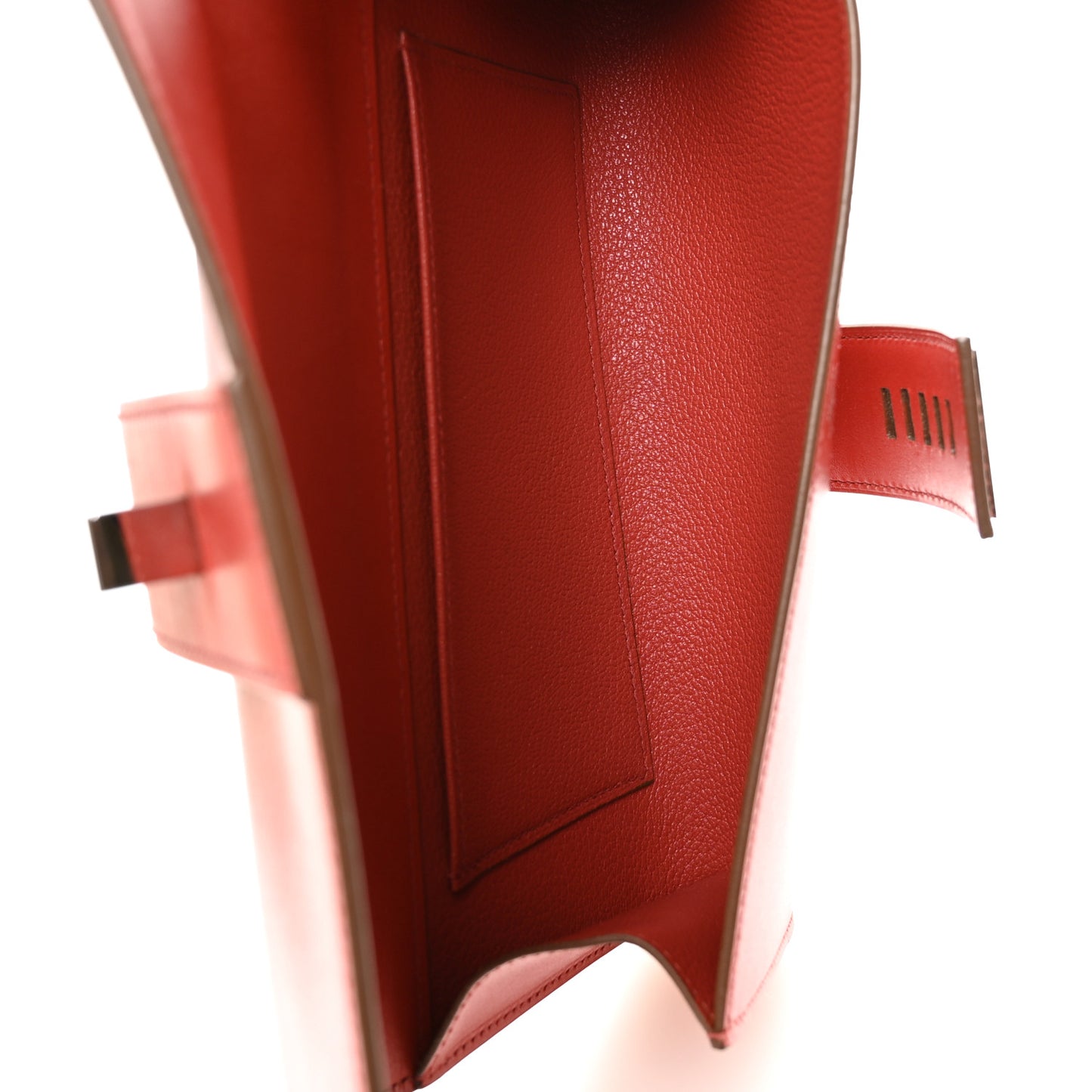Tadelakt Medor Clutch 23 Sanguine