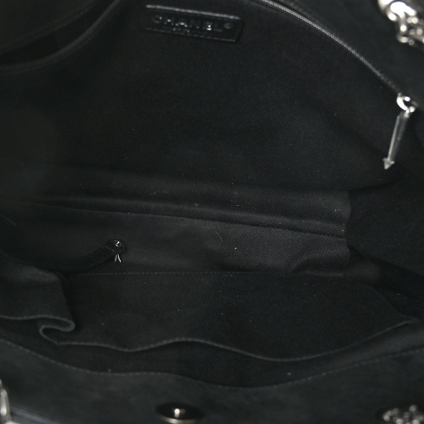 Iridescent Calfskin Quilted Reissue 2.55 Tote Black