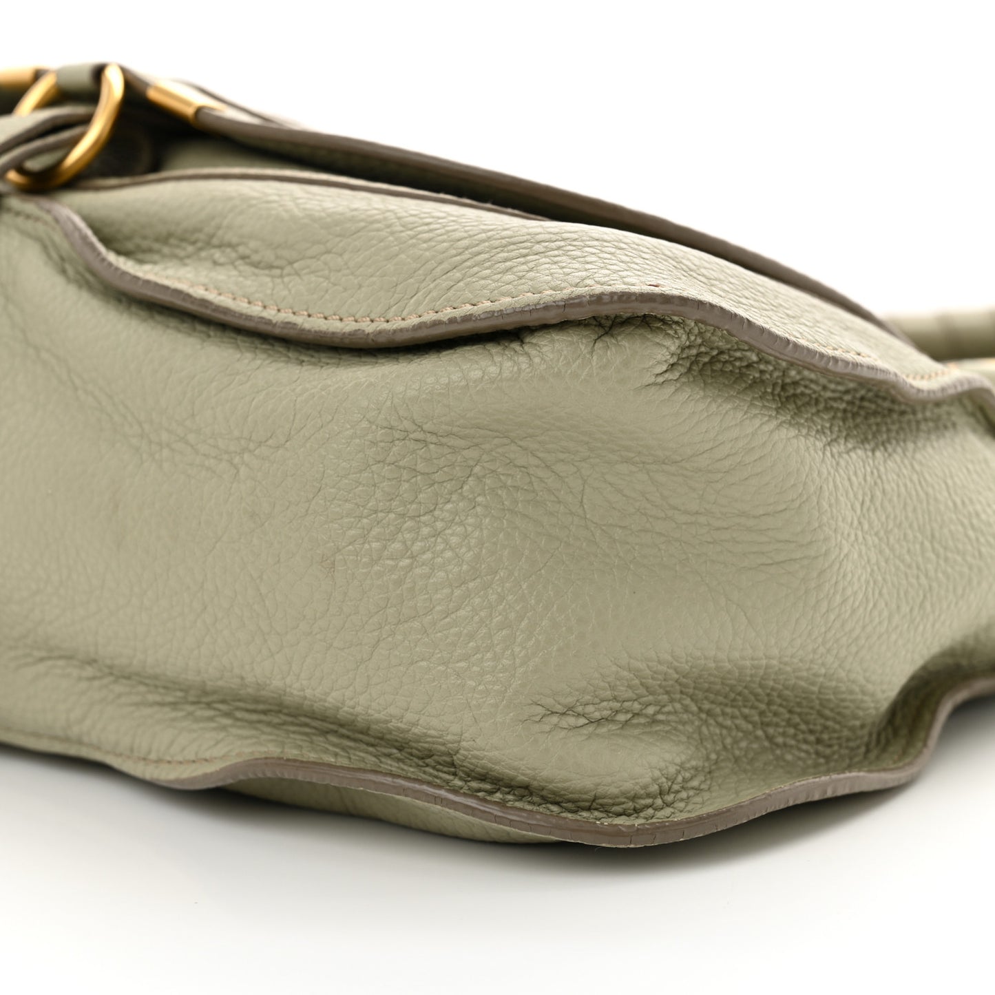 Calfskin Medium Marcie Satchel Baobab Green