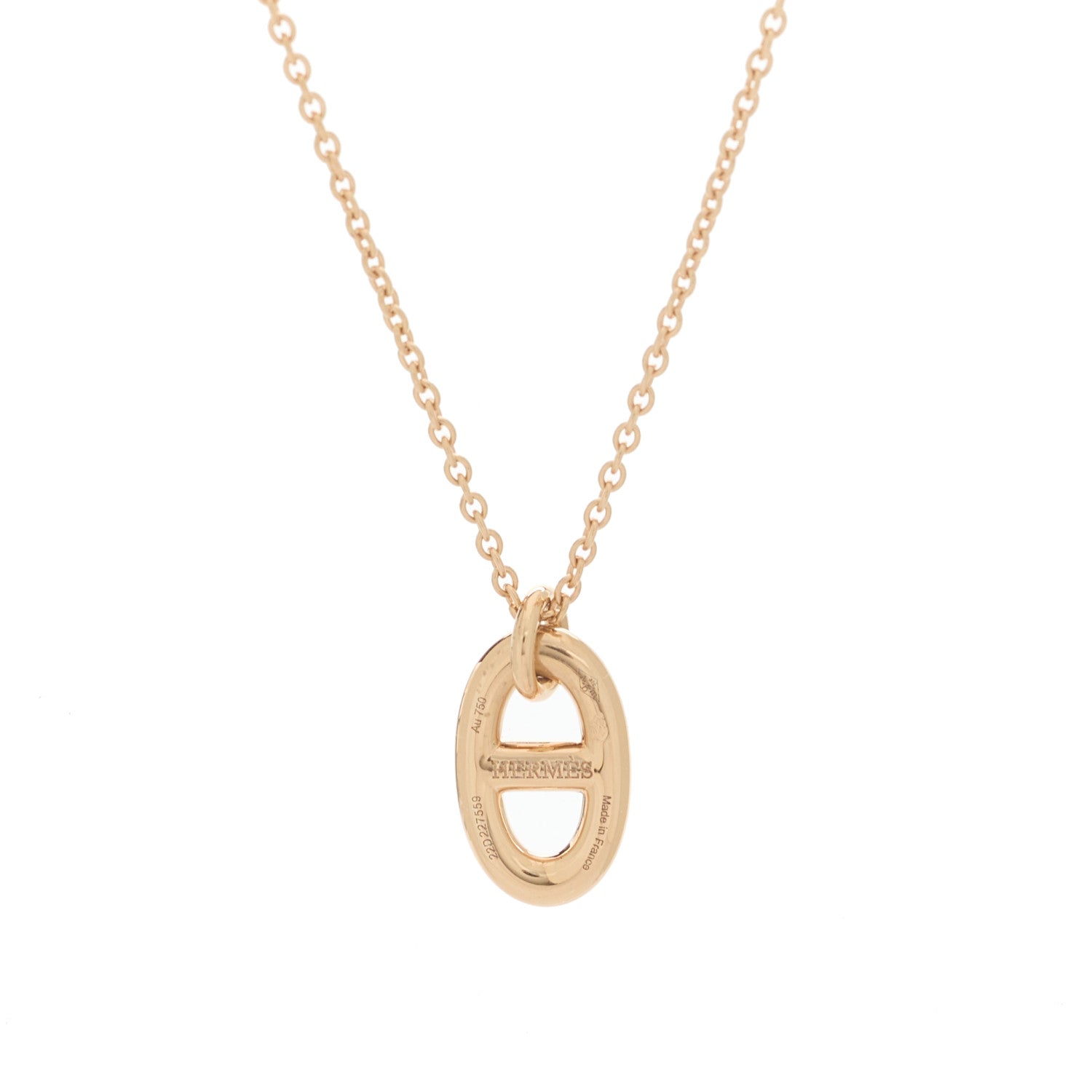 Hermes 18K Rose Gold PM Farandole Pendant Necklace 4 of 6