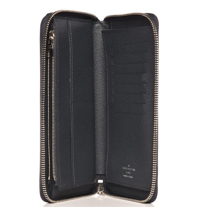 Louis Vuitton Epi Zippy Vertical Wallet Blue Nuit 5 of 10