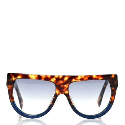 Celine Shadow Sunglasses CL 41026/S Havana Blue 4 of 11