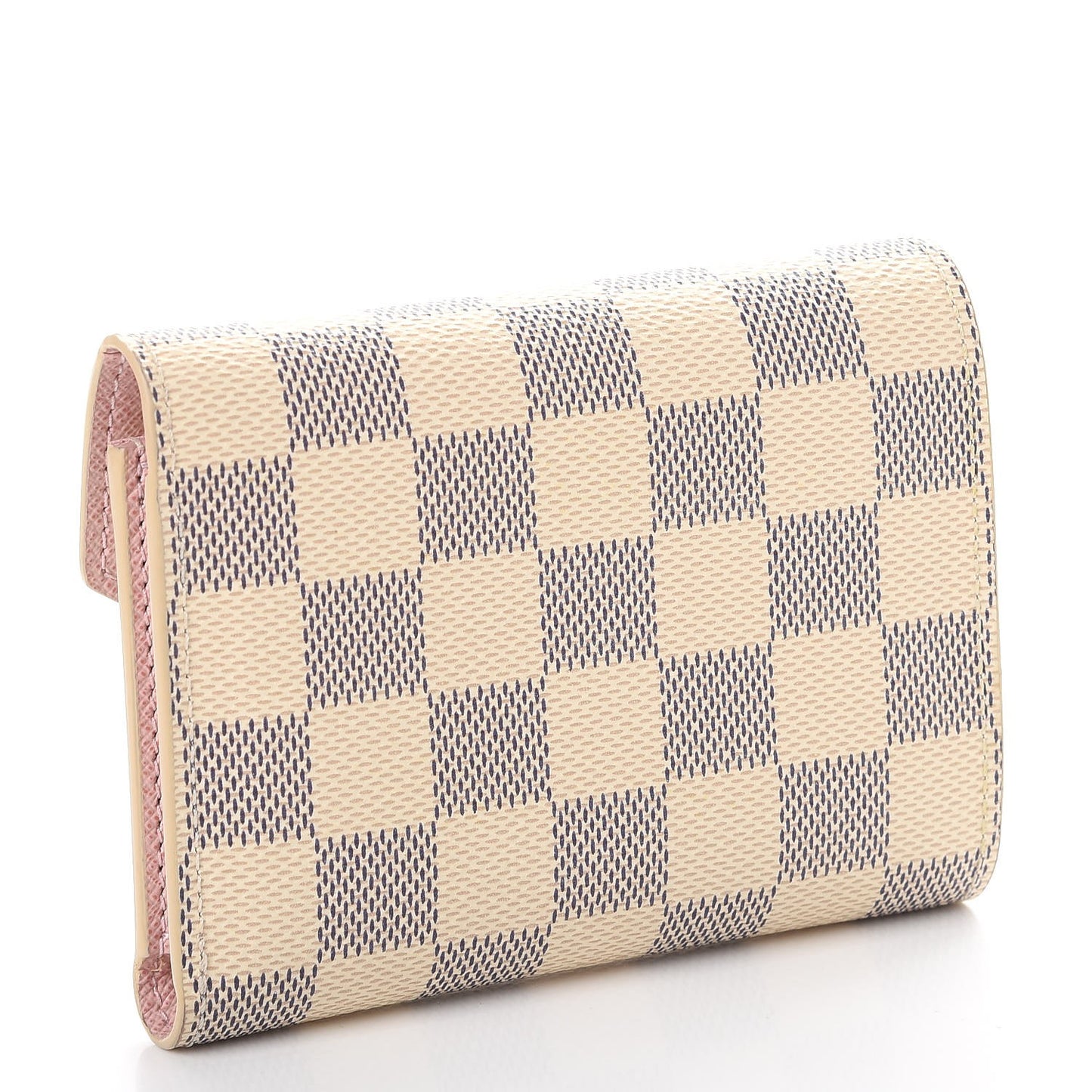 Damier Azur Victorine Wallet Rose Ballerine