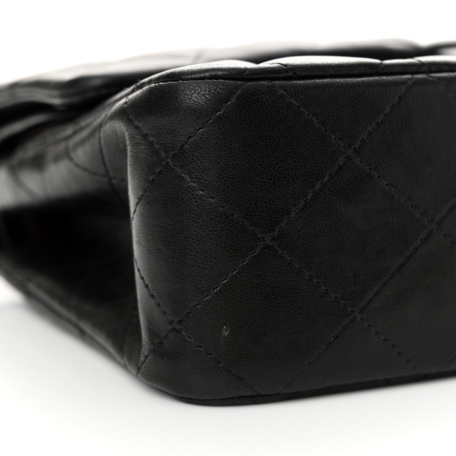 Chanel Lambskin Quilted Medium Double Flap Black 9 of 15