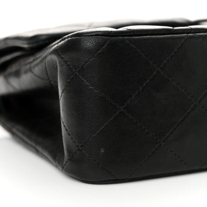 Chanel Lambskin Quilted Medium Double Flap Black 9 of 15
